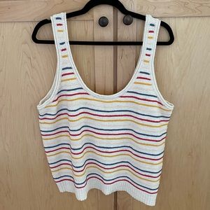 Madewell Cropped Sweater Tank
